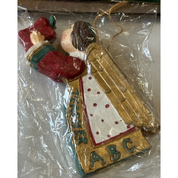 Potpourri Designs ABC Teacher Angel Ornament Multicolored (NEW IN PACKAGE) - Picture 4 of 9